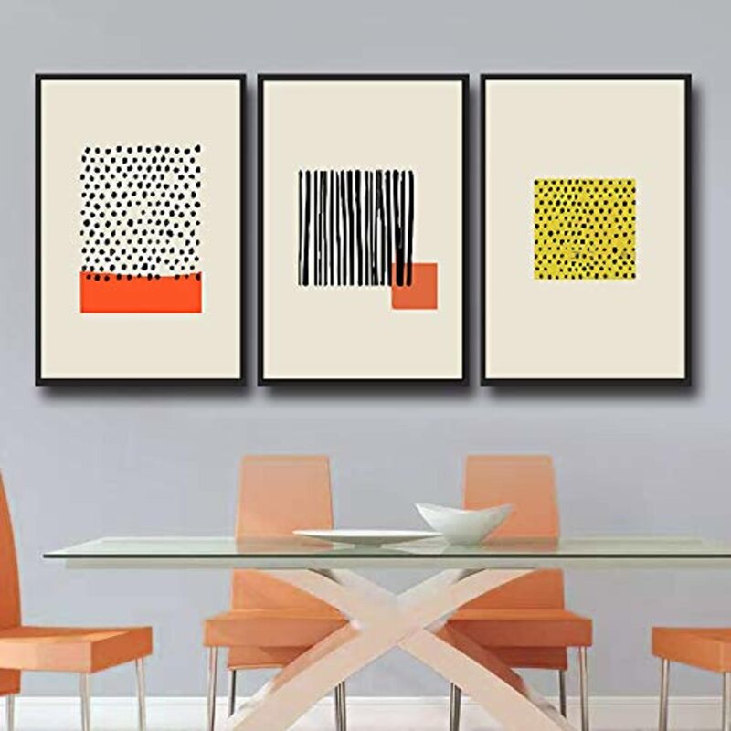 Contour lines,abstract modern,leaf shops shapes,minimalist,orange-pink,yellow detail line,elegant,creative,canvas design,wall printing,wall art